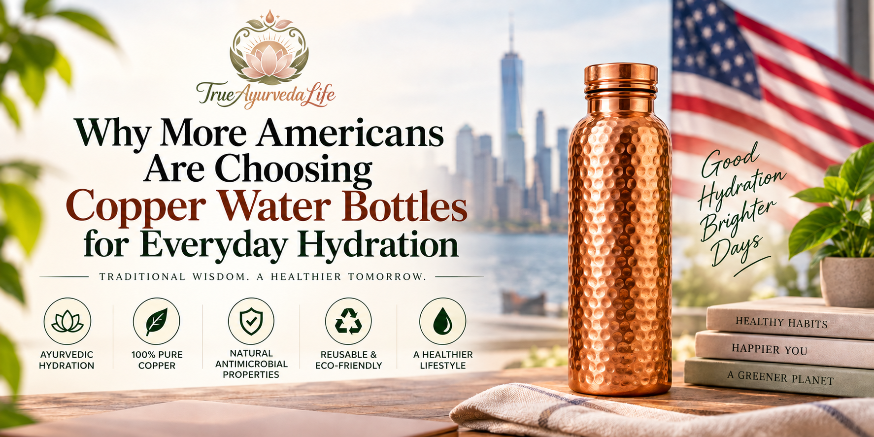 Why More Americans Are Choosing Copper Water Bottles for Everyday Hydration