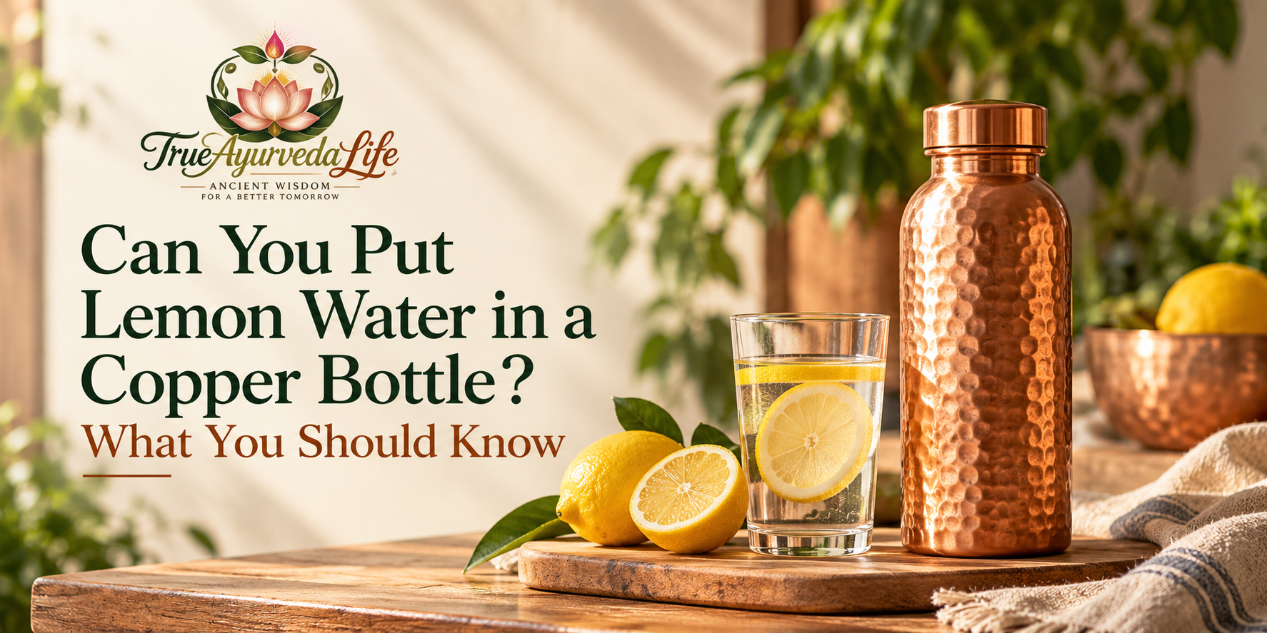 Can You Put Lemon Water in a Copper Bottle?