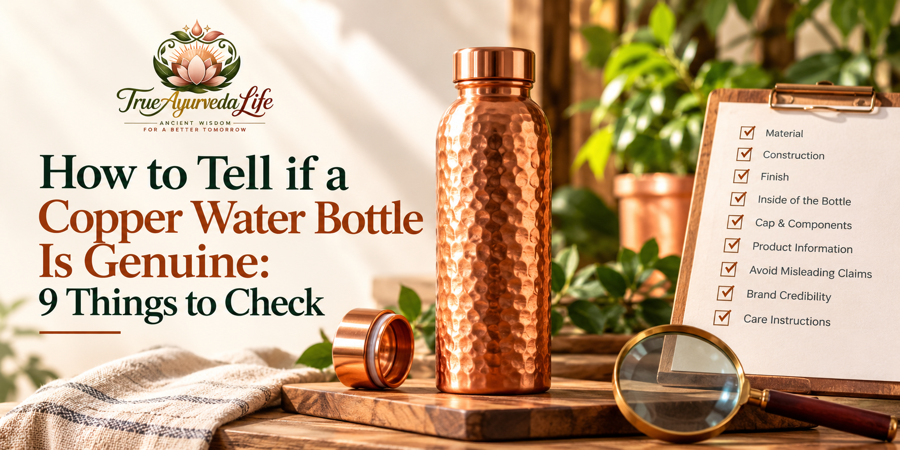 How to Tell if a Copper Water Bottle Is Genuine: 9 Things to Check